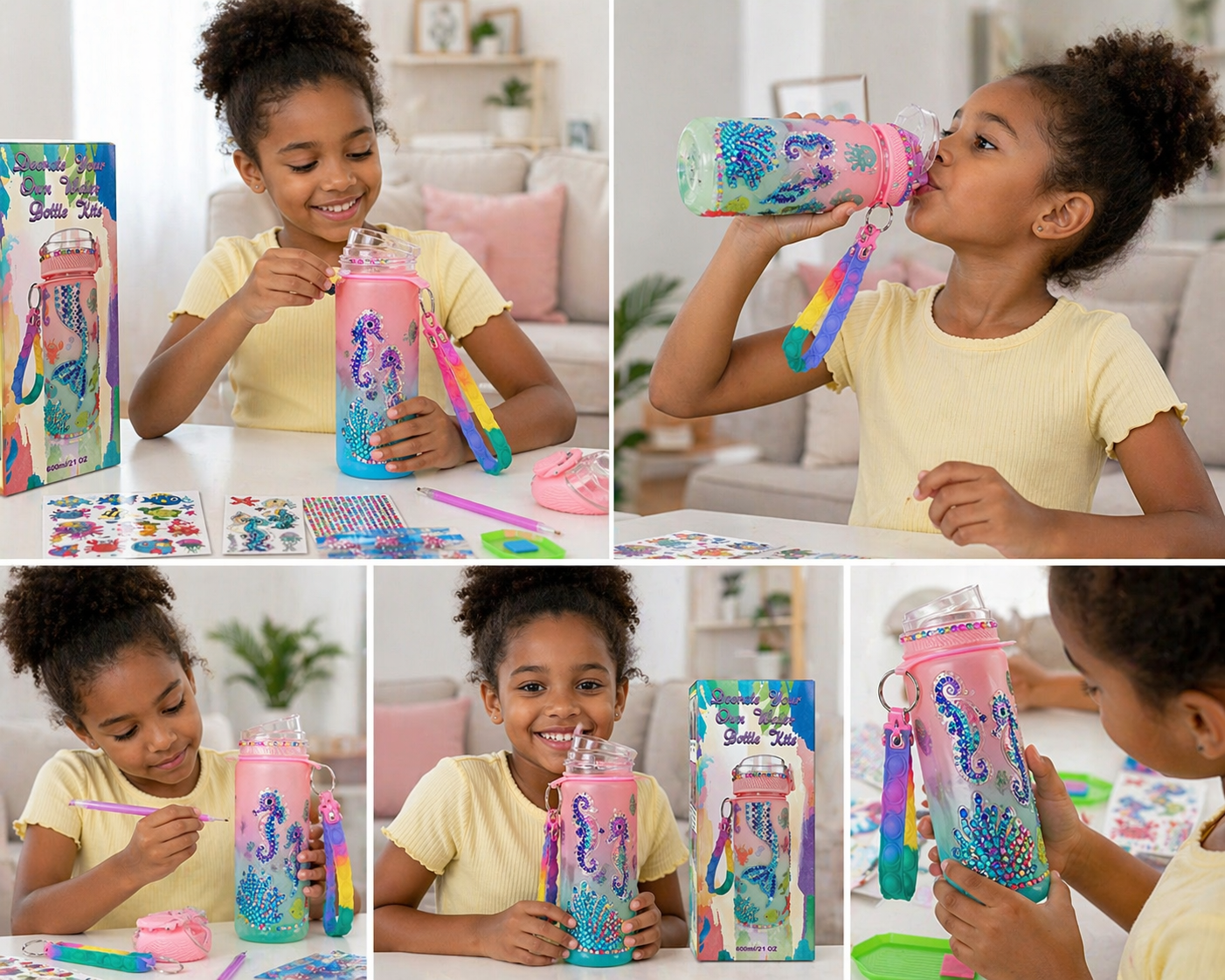 Water bottle - DIY decorate your own water bottle
