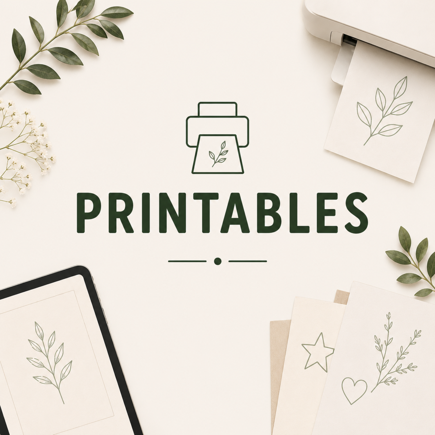 DIY - digitala produkter - printables