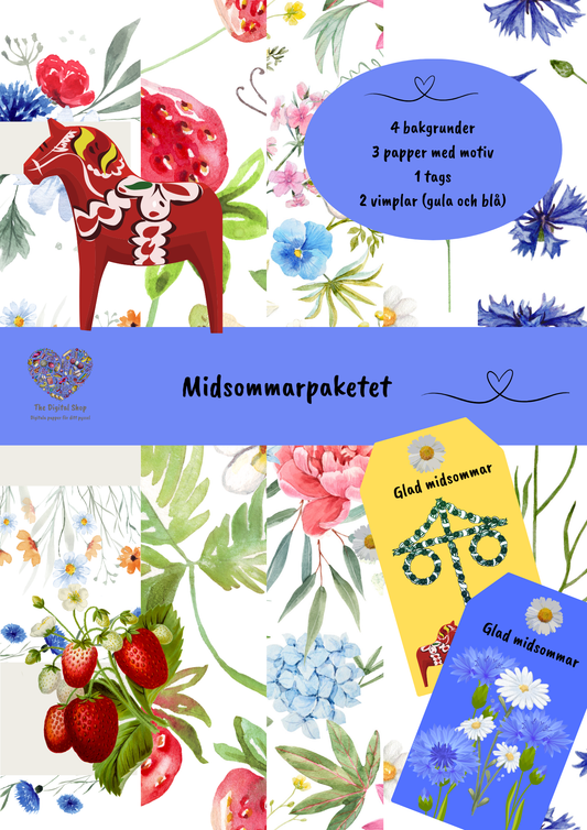 DIY printables - Midsommarpaketet