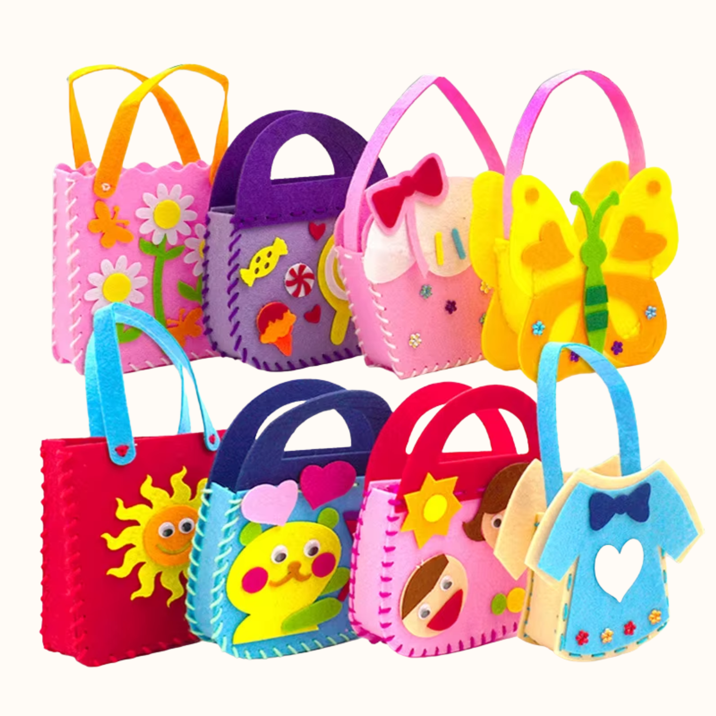 DIY set - sew your own bag - sewing kit for kids