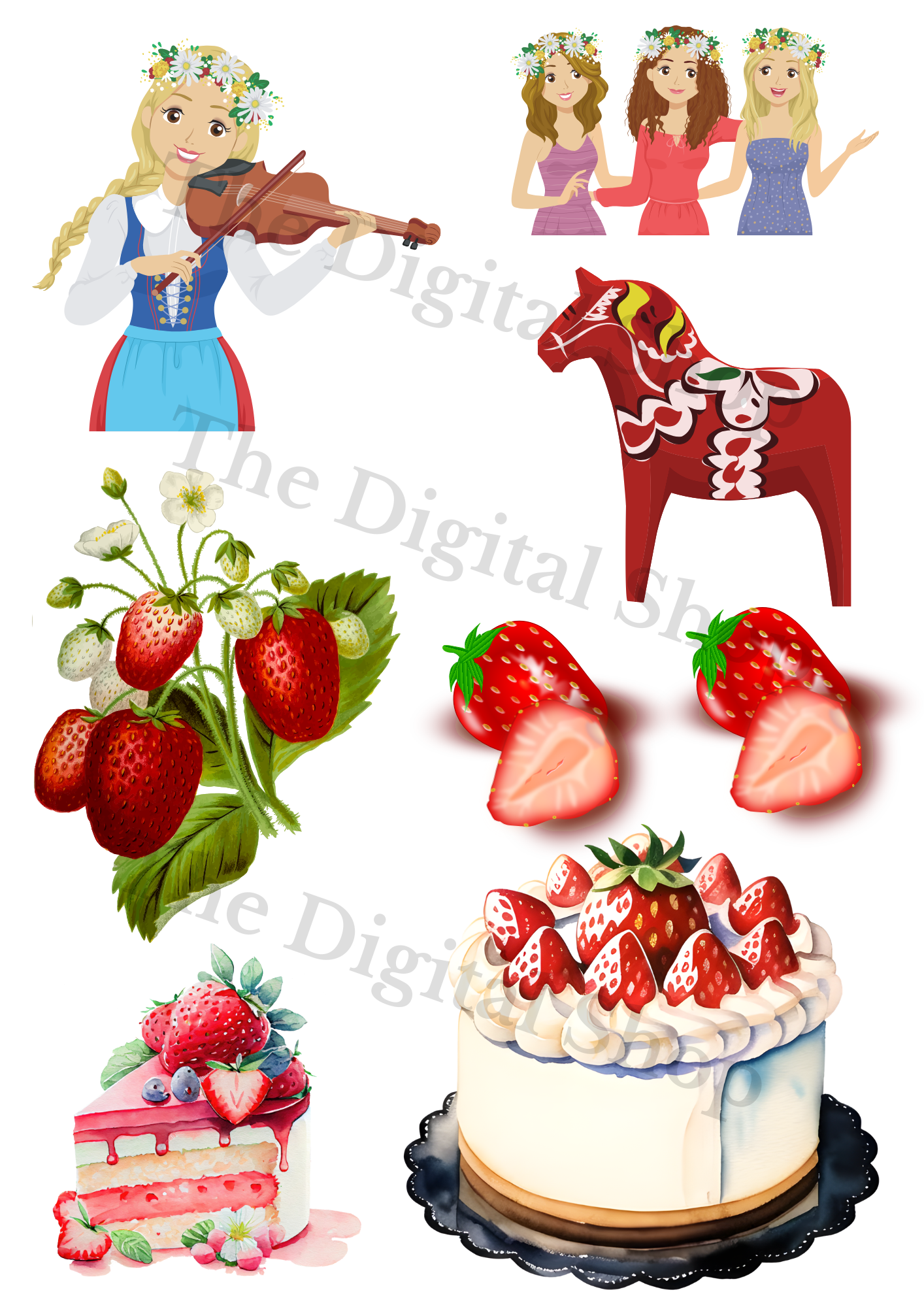 DIY printables - Midsommarpaketet